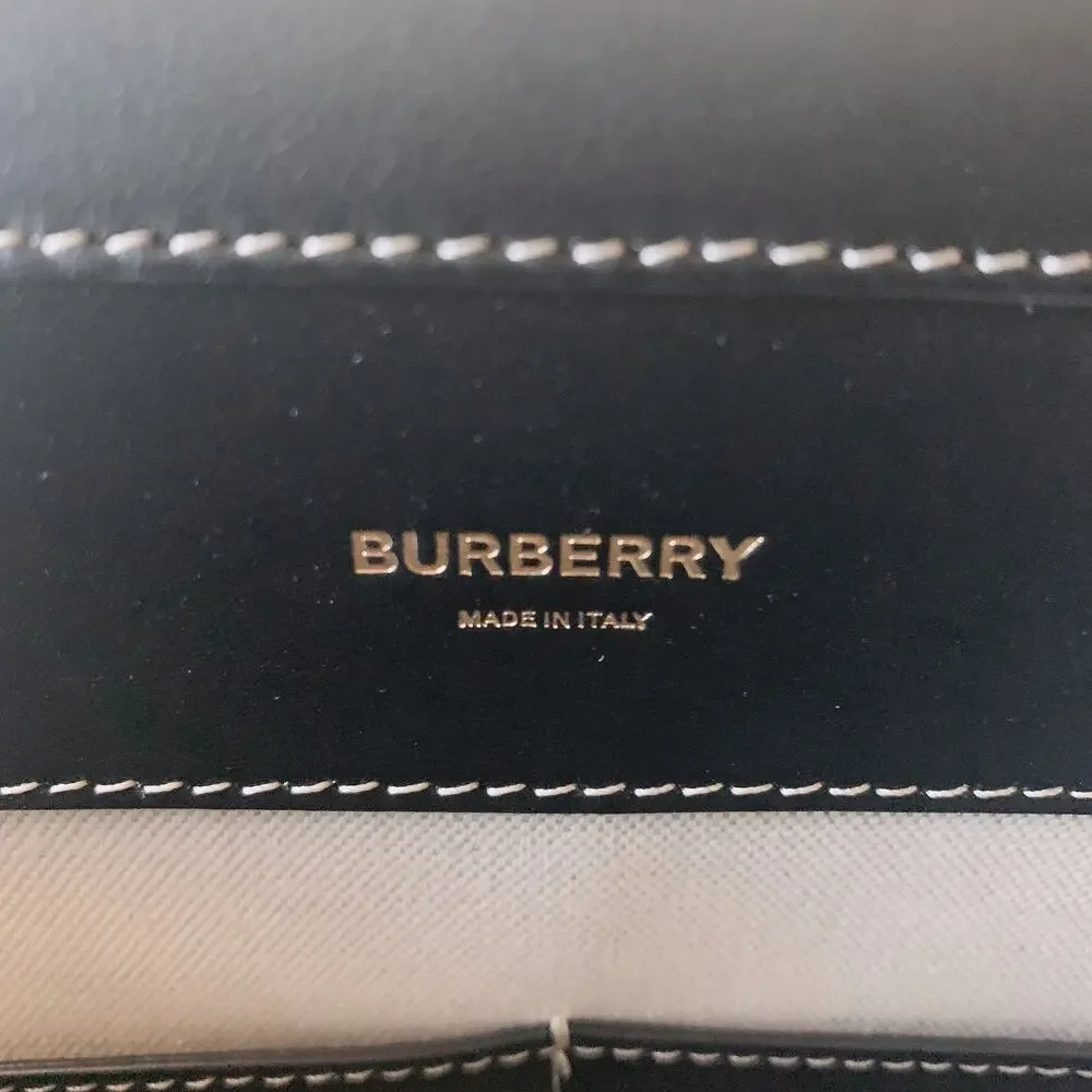 Burberry Medium Pocket Bag - Black/Tan - Picture 12 of 16
